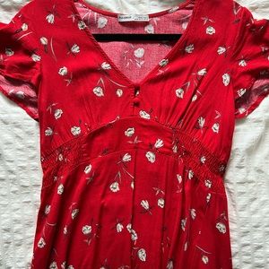 Pull and Bear Floral Dress